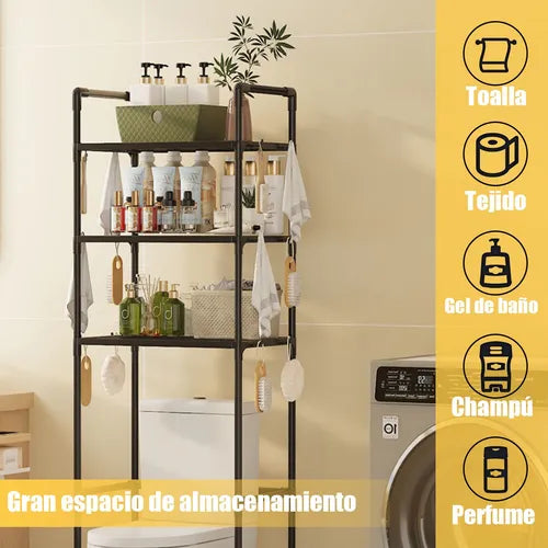 🚿 Organizador de Baño de 3 Niveles para Inodoro